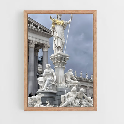 ap-parthenon sculptures-6 cadre Bois clair