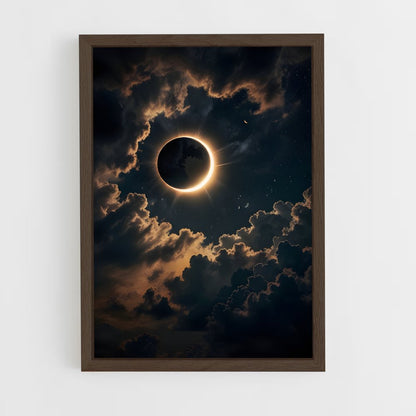 ap-partial eclipse-1 cadre Bois foncé