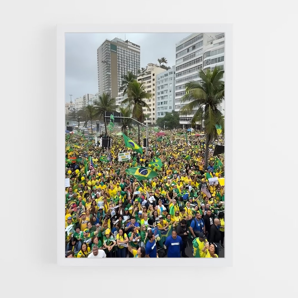 ap-partido liberal brazil-1 cadre Blanc