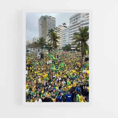 ap-partido liberal brazil-1 cadre Blanc