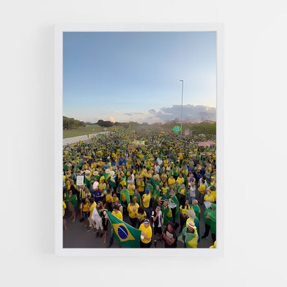 ap-partido liberal brazil-2 cadre Blanc