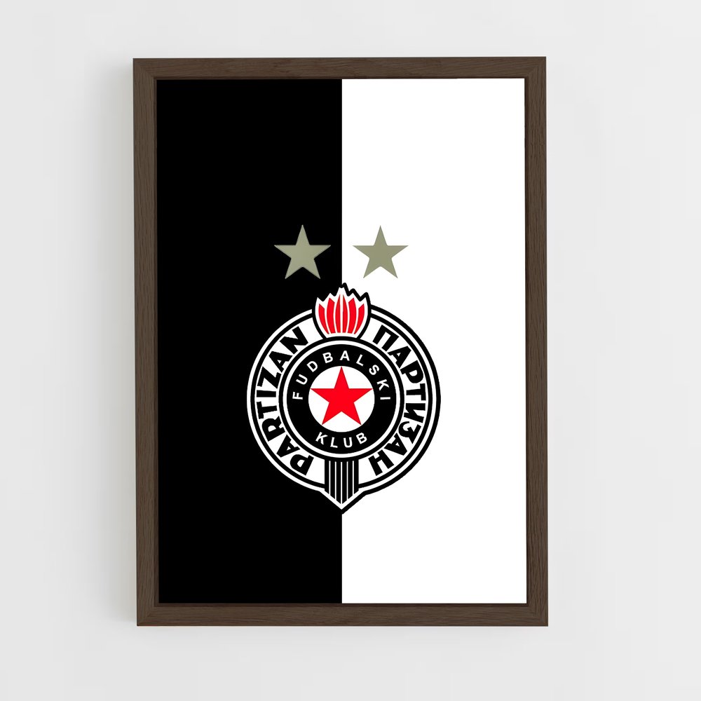ap-partizan belgrade-4 cadre Bois foncé