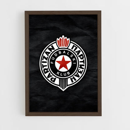 ap-partizan belgrade basketball-10 cadre Bois foncé