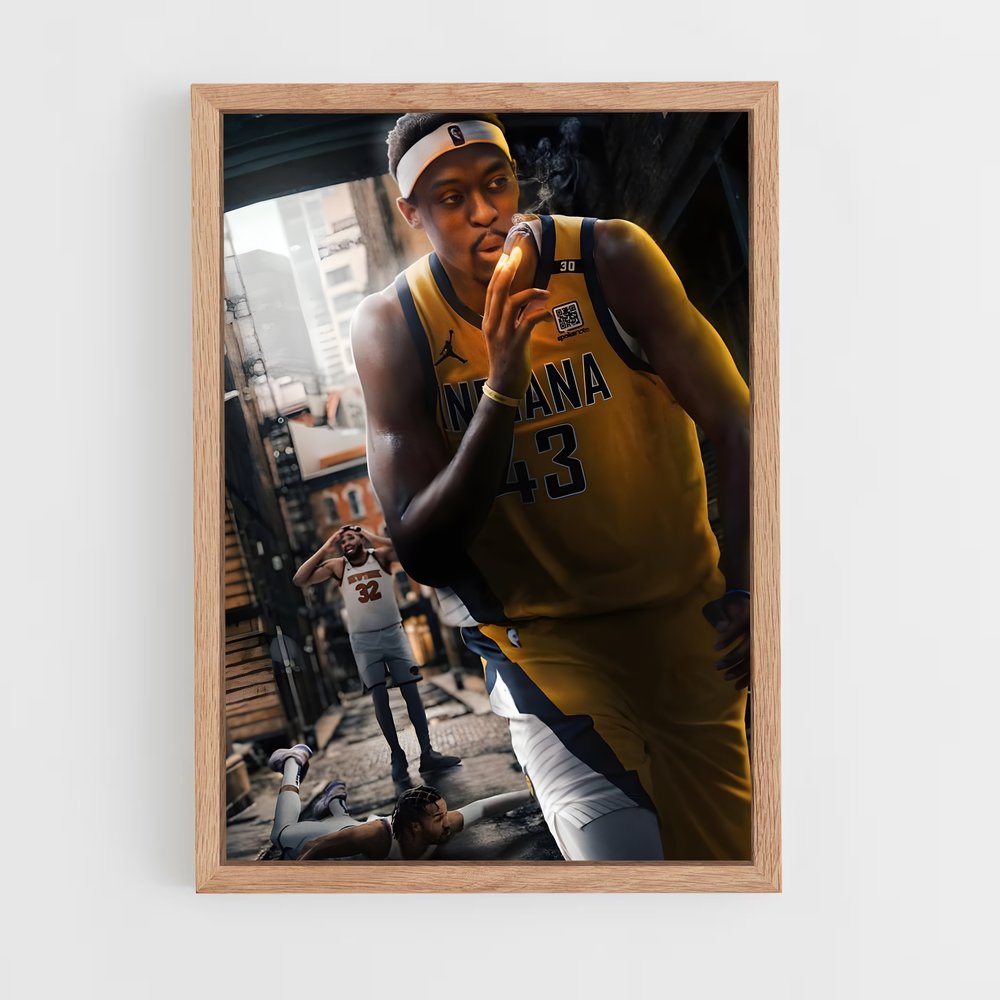 ap-pascal siakam-3 cadre Bois clair