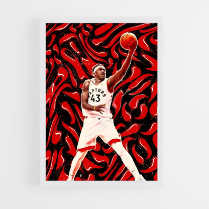 ap-pascal siakam-5 cadre Blanc