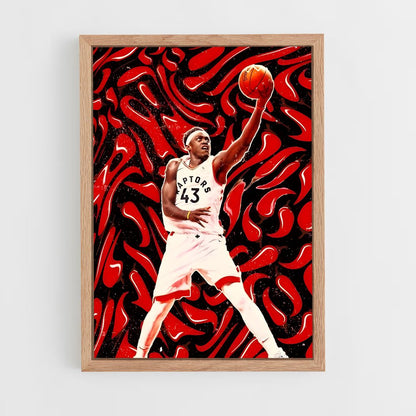 ap-pascal siakam-5 cadre Bois clair