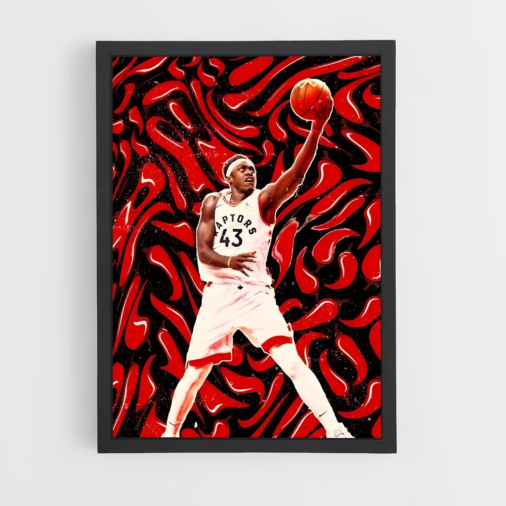 ap-pascal siakam-5 cadre Noir