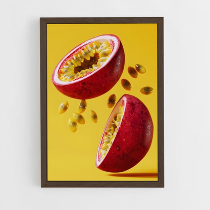 ap-passion fruit-3 cadre Bois foncé