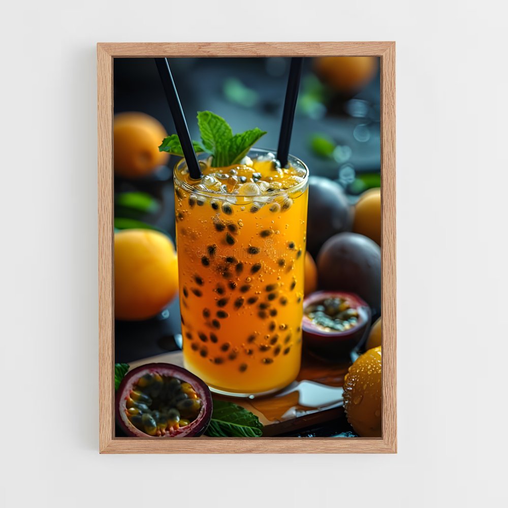 ap-passion fruit-7 cadre Bois clair