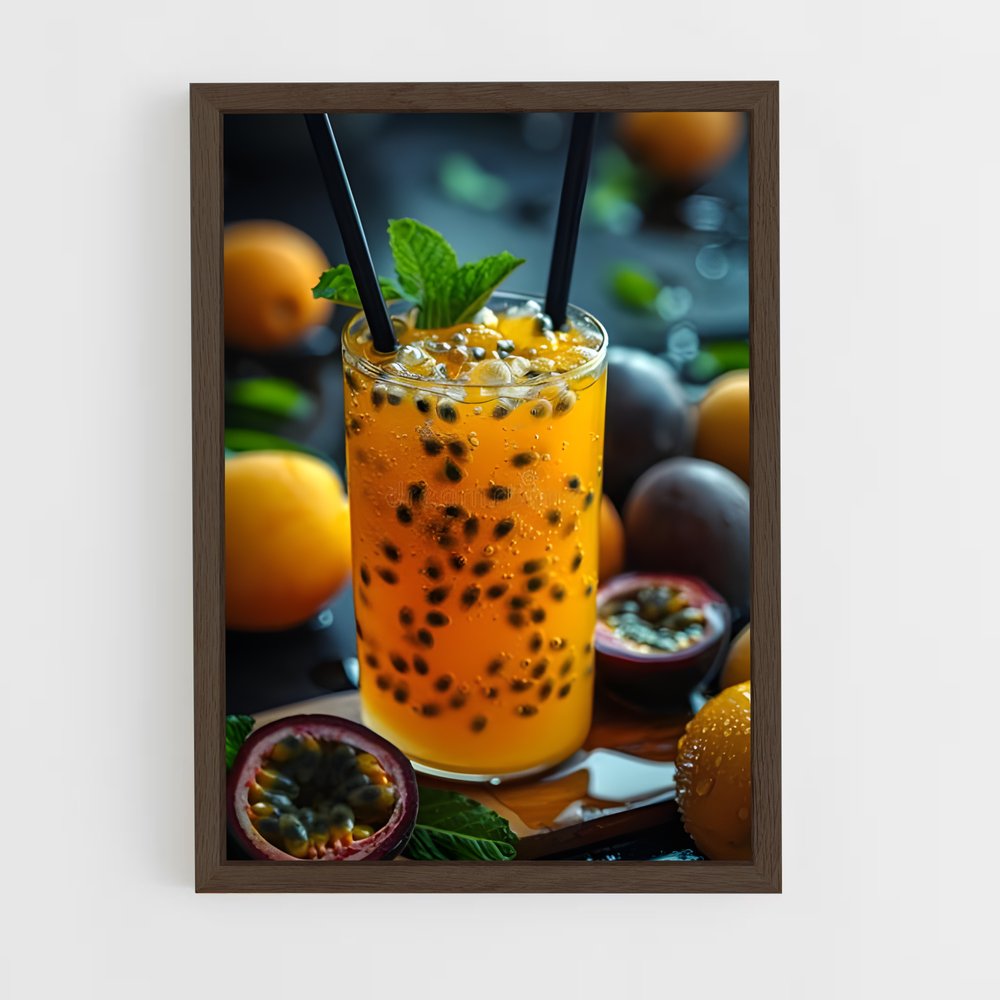 ap-passion fruit-7 cadre Bois foncé