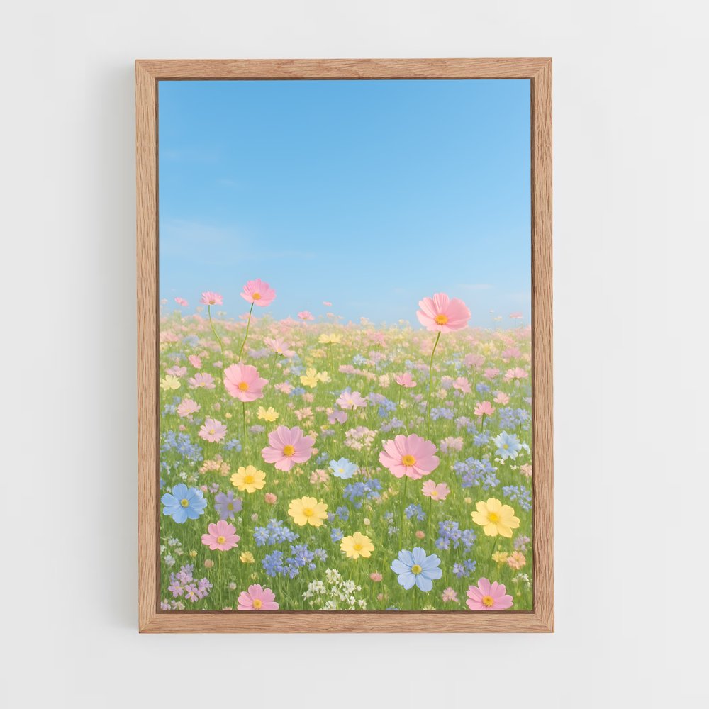 ap-pastels-3 cadre Bois clair