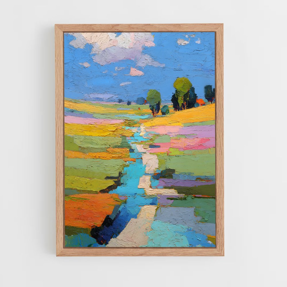ap-pastels-6 cadre Bois clair