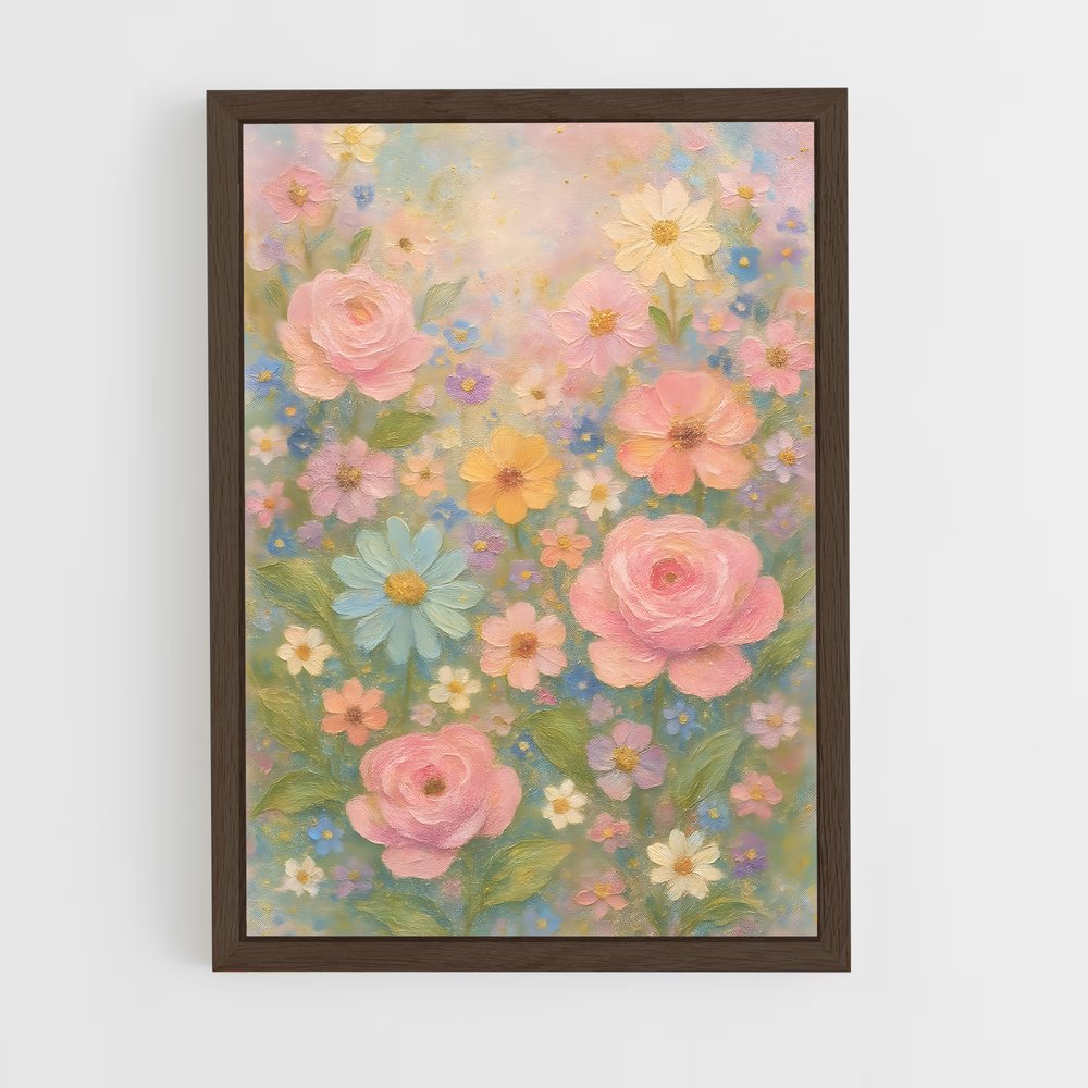 ap-pastels-9 cadre Bois foncé