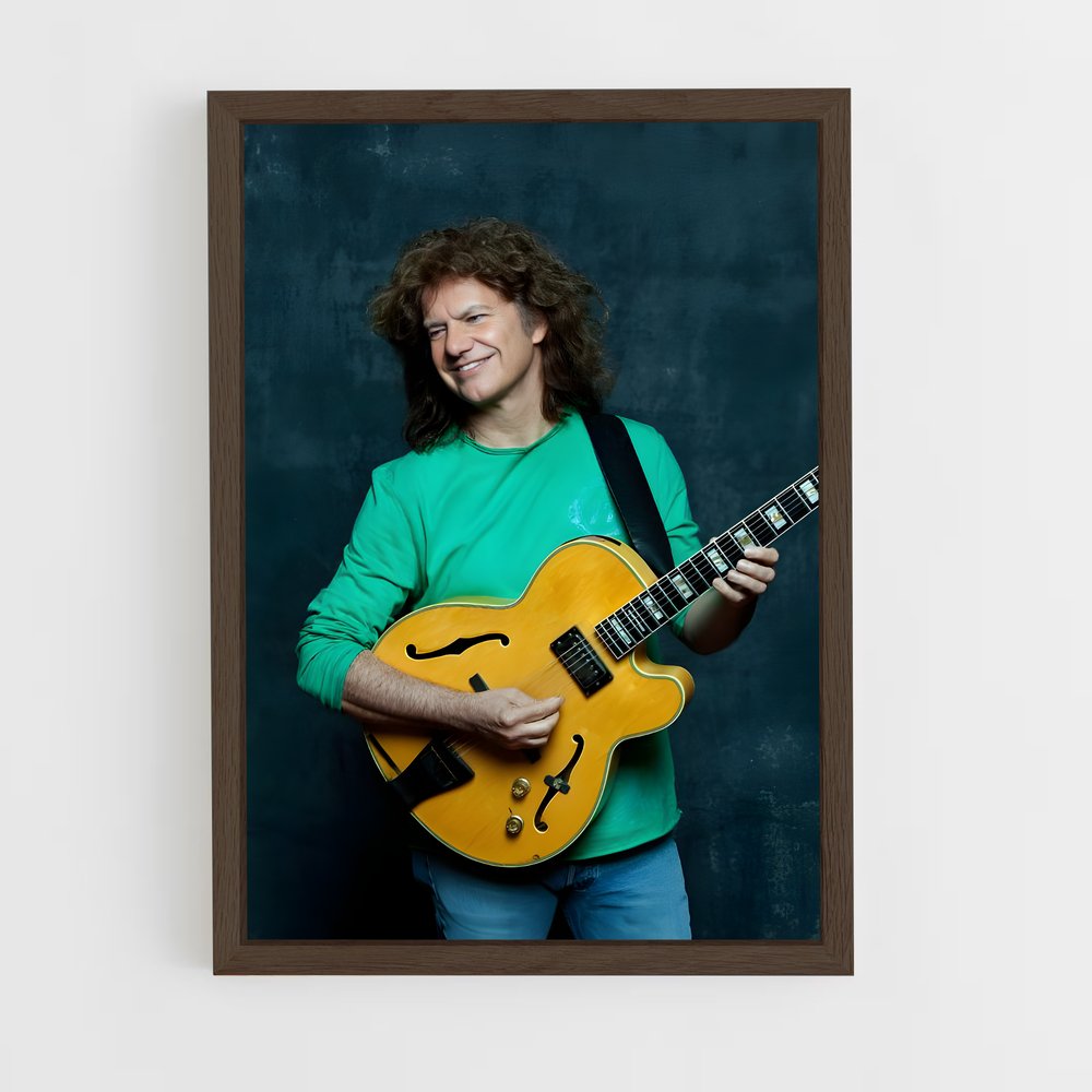 ap-pat metheny-2 cadre Bois foncé