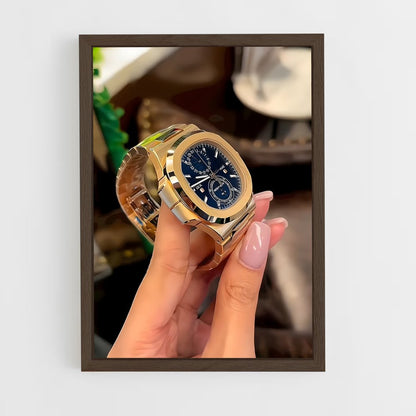 ap-patek philippe-6 cadre Bois foncé