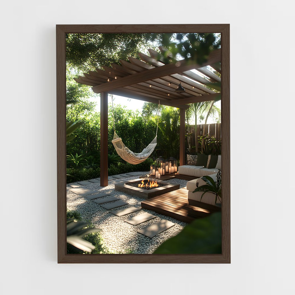 ap-patio-1 cadre Bois foncé