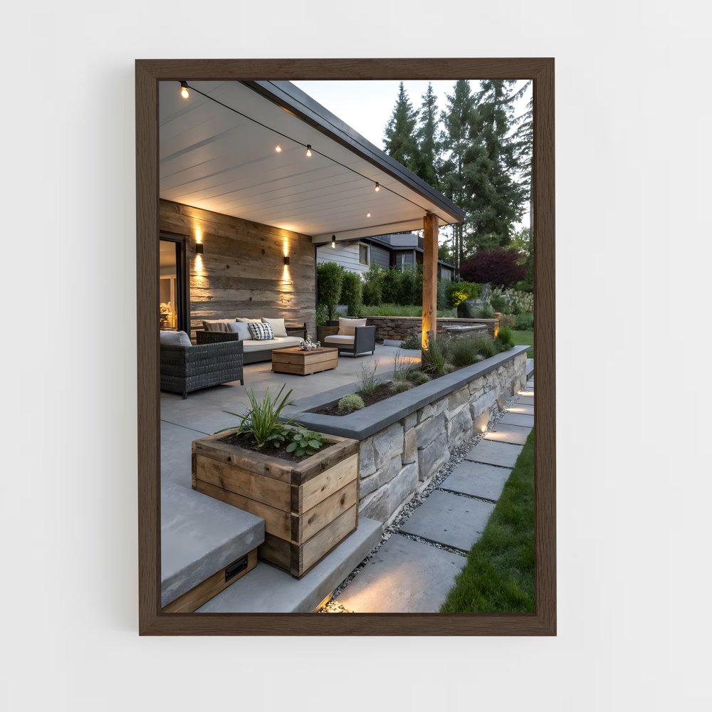 ap-patio-4 cadre Bois foncé