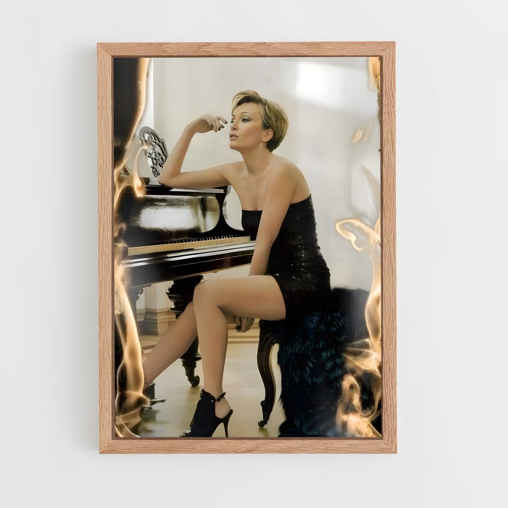 ap-patricia kaas-8 cadre Bois clair