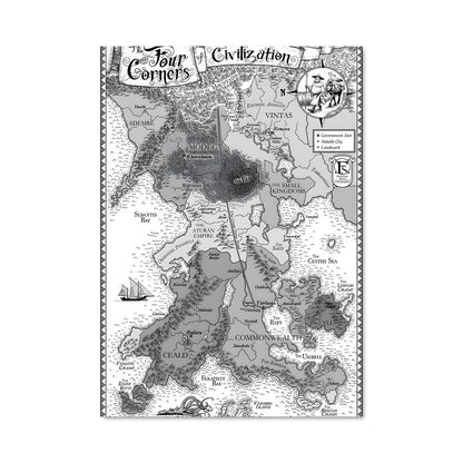 Poster Cartographie de Temerant