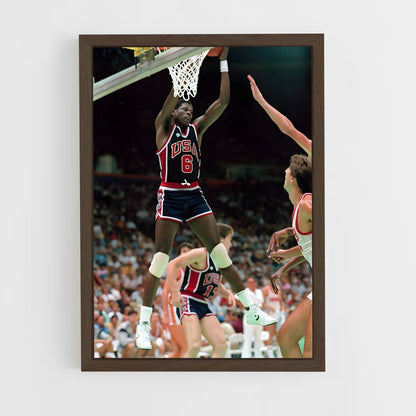 ap-patrick ewing-6 cadre Bois foncé