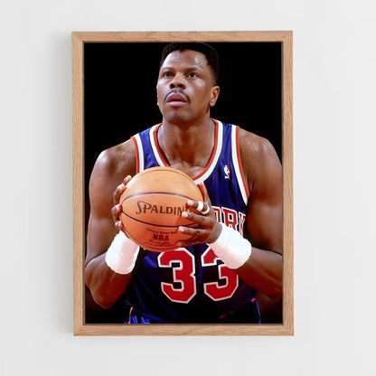ap-patrick ewing-9 cadre Bois clair