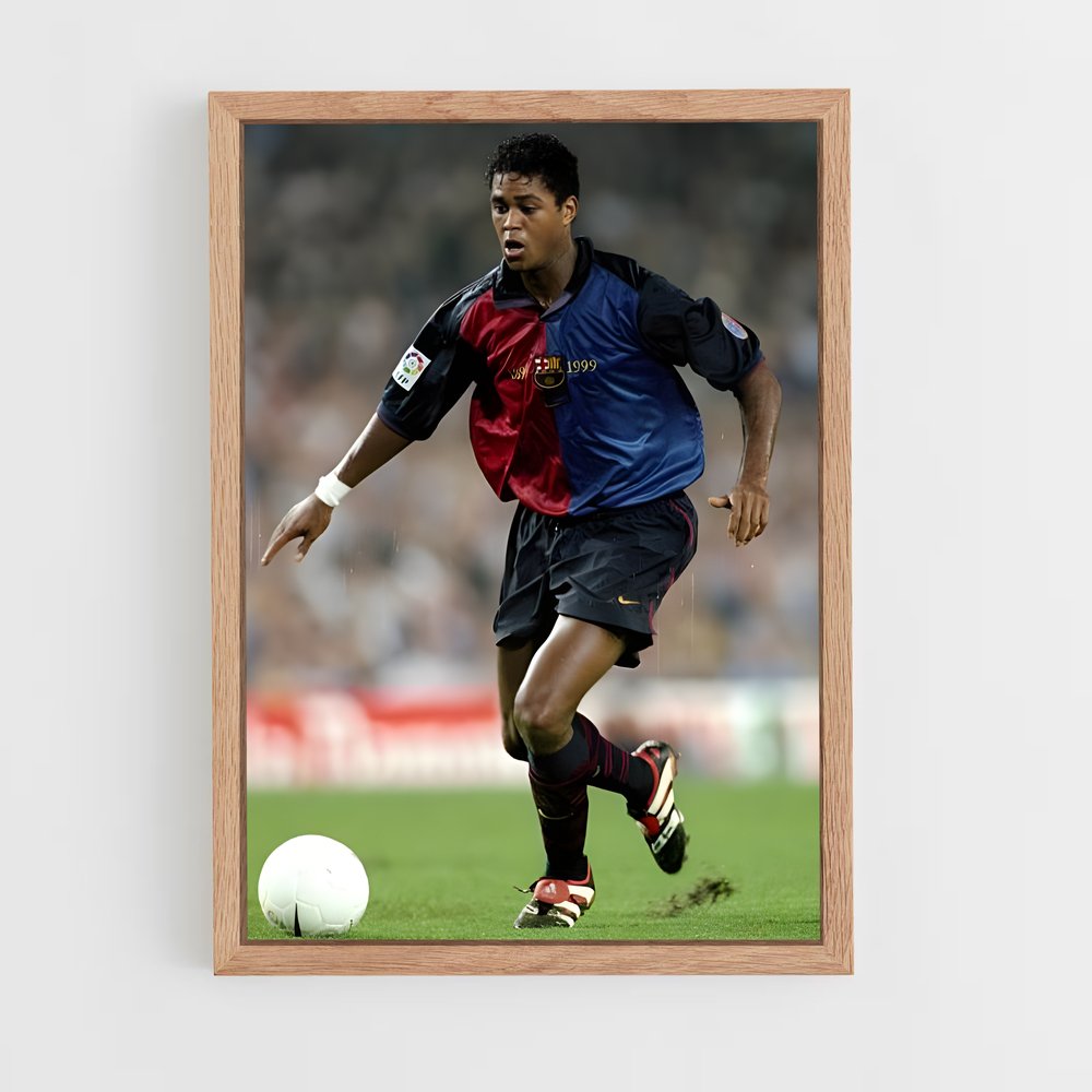ap-patrick kluivert-10 cadre Bois clair