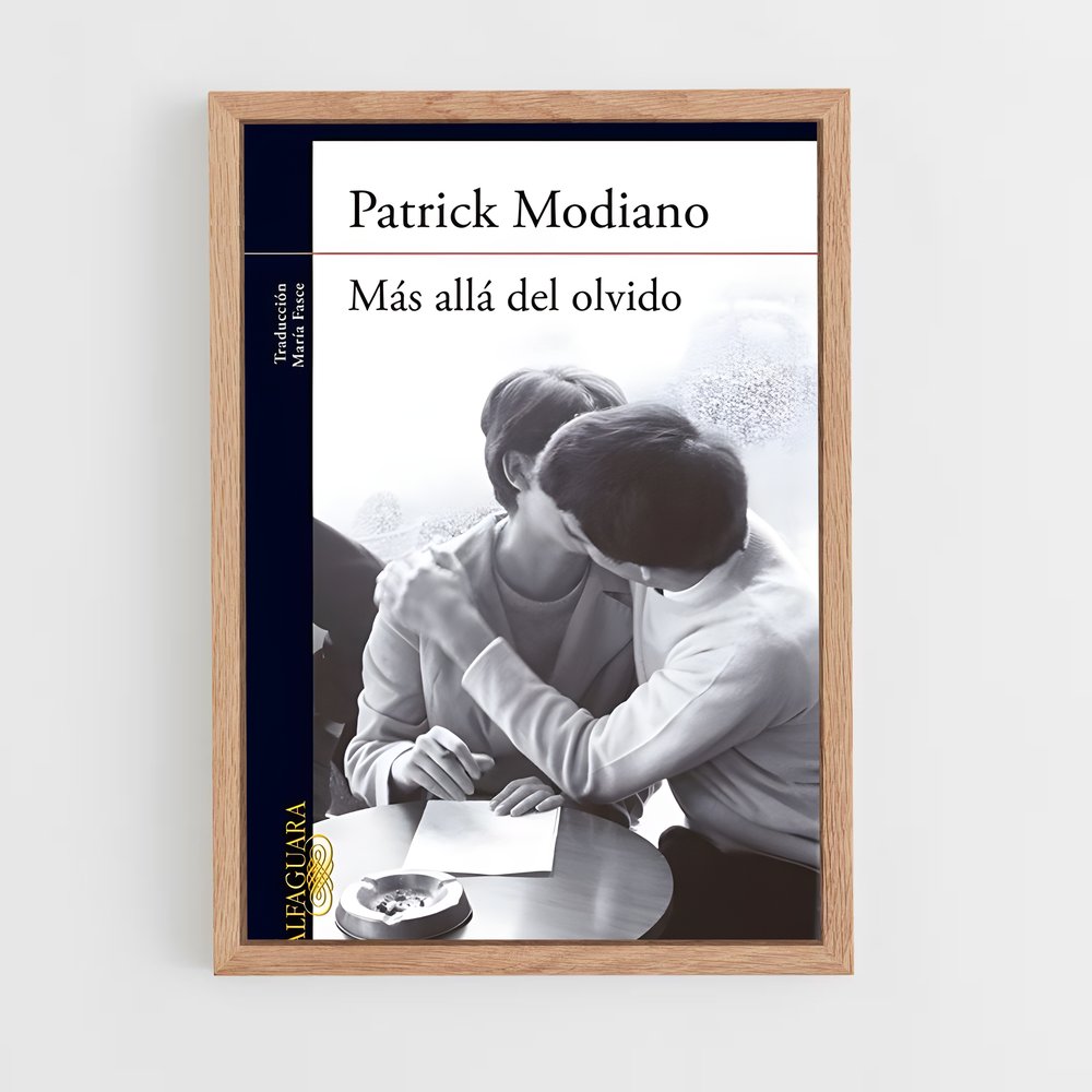 ap-patrick modiano-5 cadre Bois clair