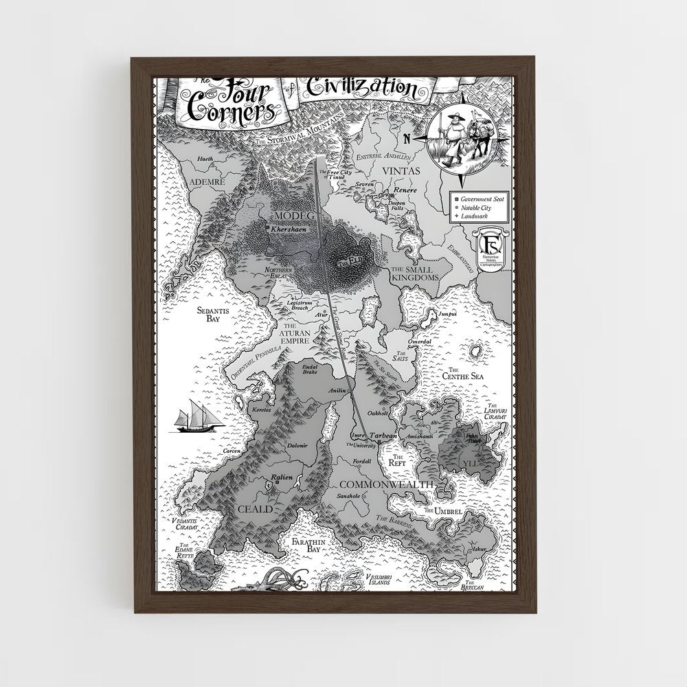 ap-patrick rothfuss-7 cadre Bois foncé