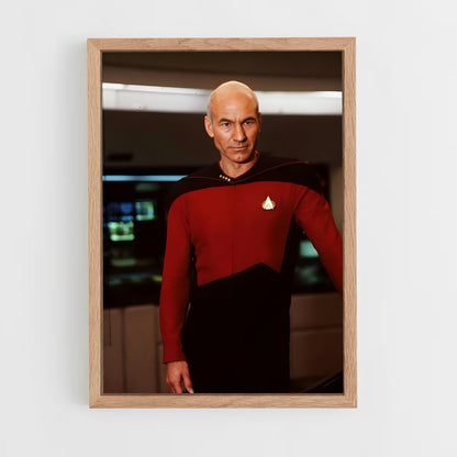 ap-patrick stewart-3 cadre Bois clair