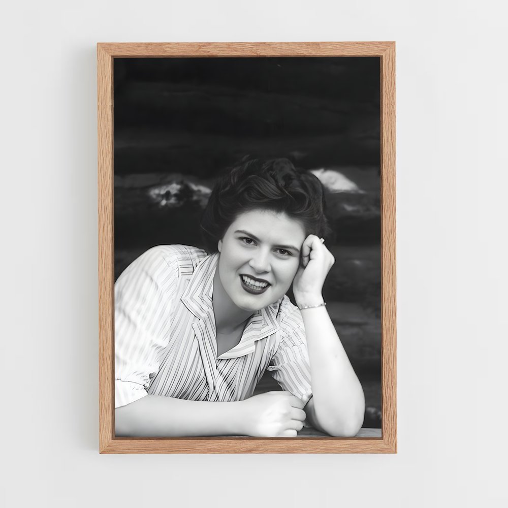 ap-patsy cline-2 cadre Bois clair
