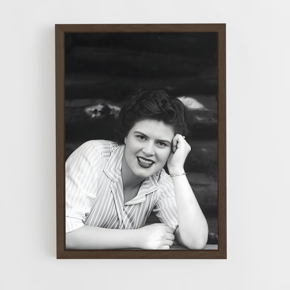 ap-patsy cline-2 cadre Bois foncé