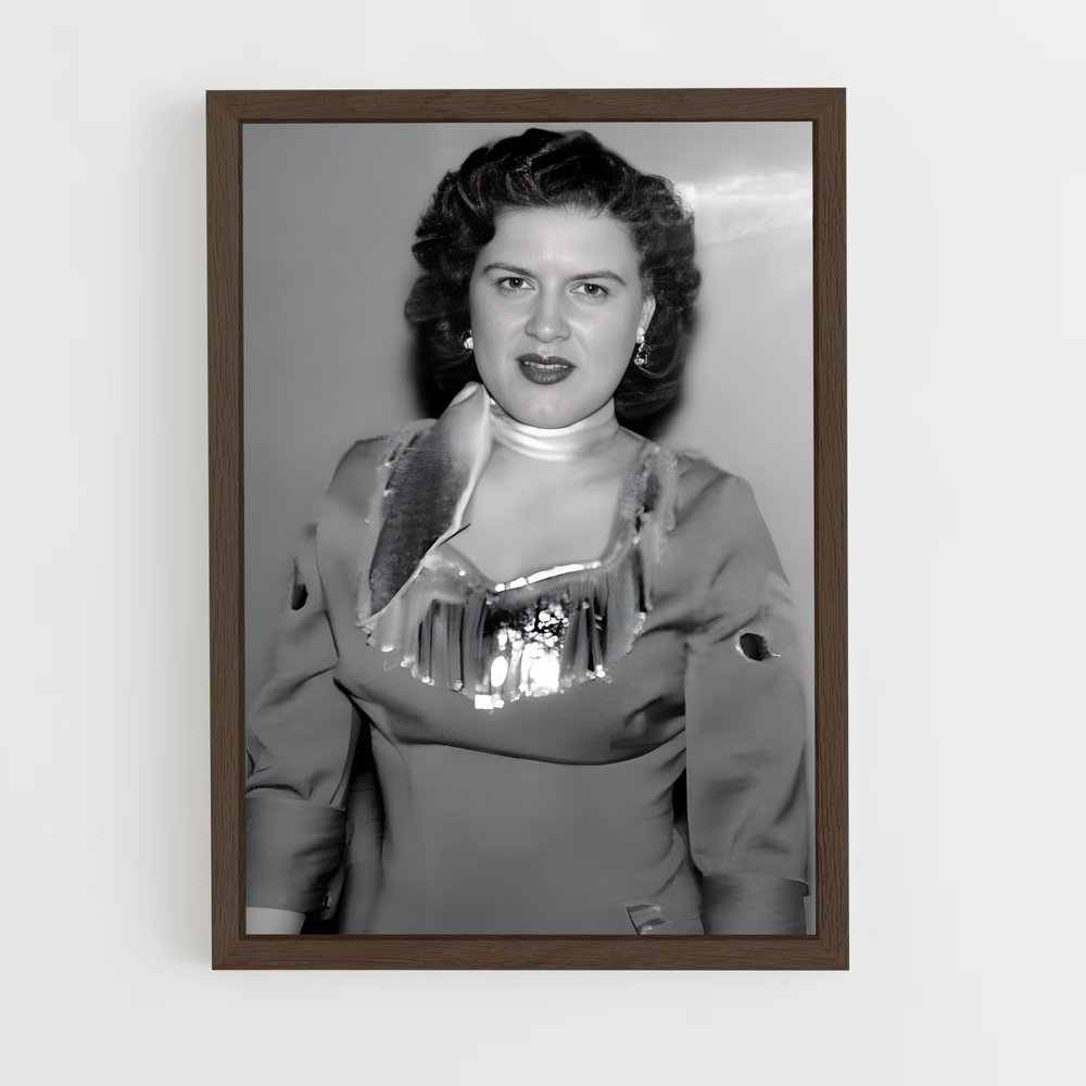 ap-patsy cline-3 cadre Bois foncé