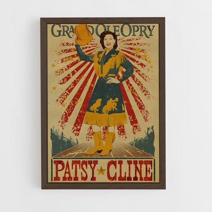 ap-patsy cline-6 cadre Bois foncé