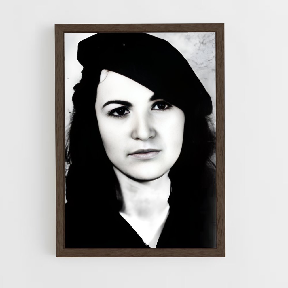 ap-patty hearst-3 cadre Bois foncé