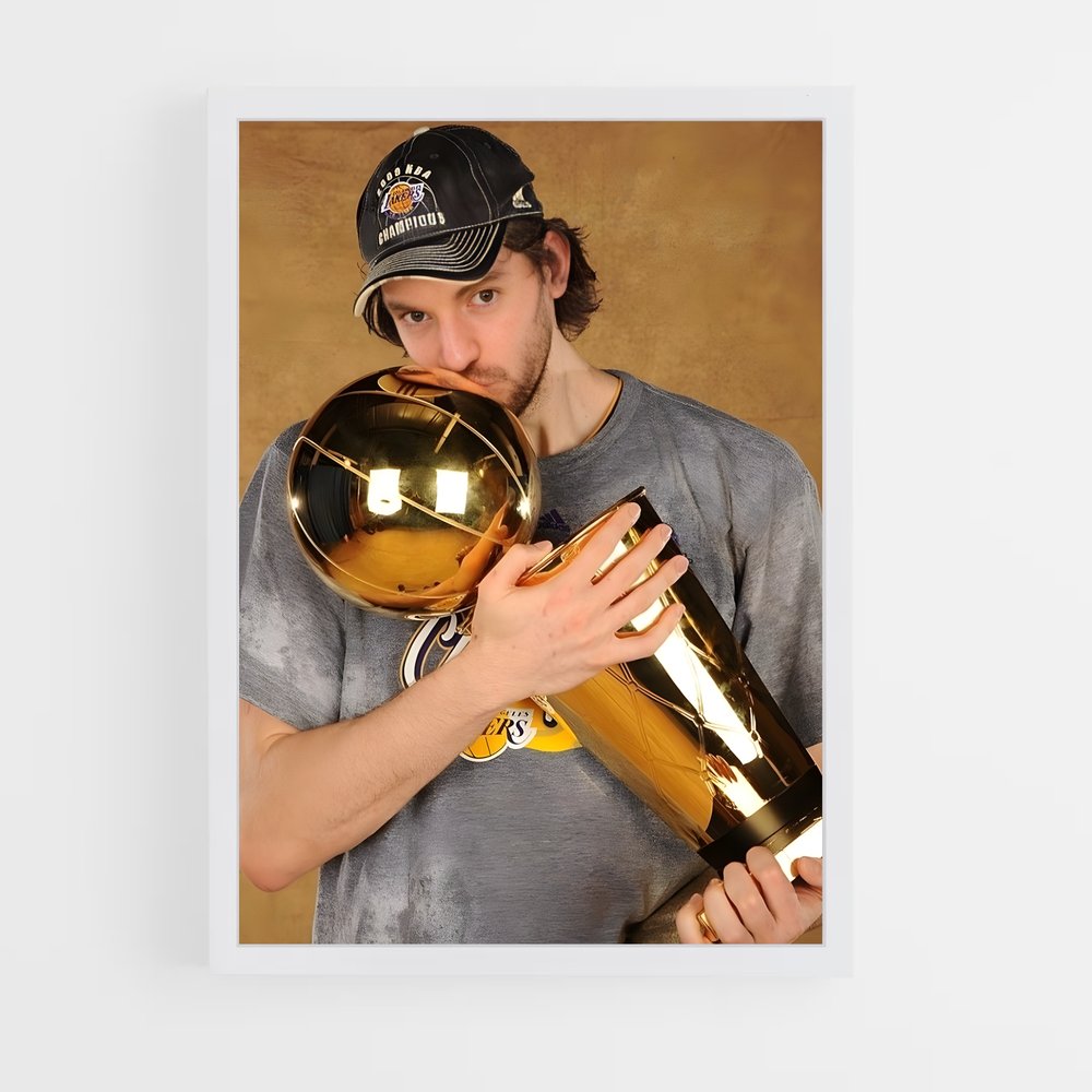 ap-pau gasol-10 cadre Blanc