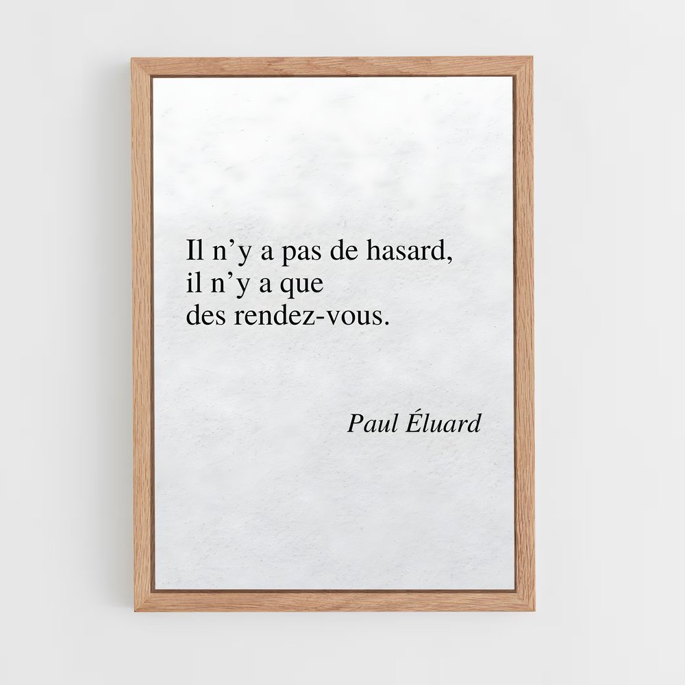 ap-paul eluard-1 cadre Bois clair
