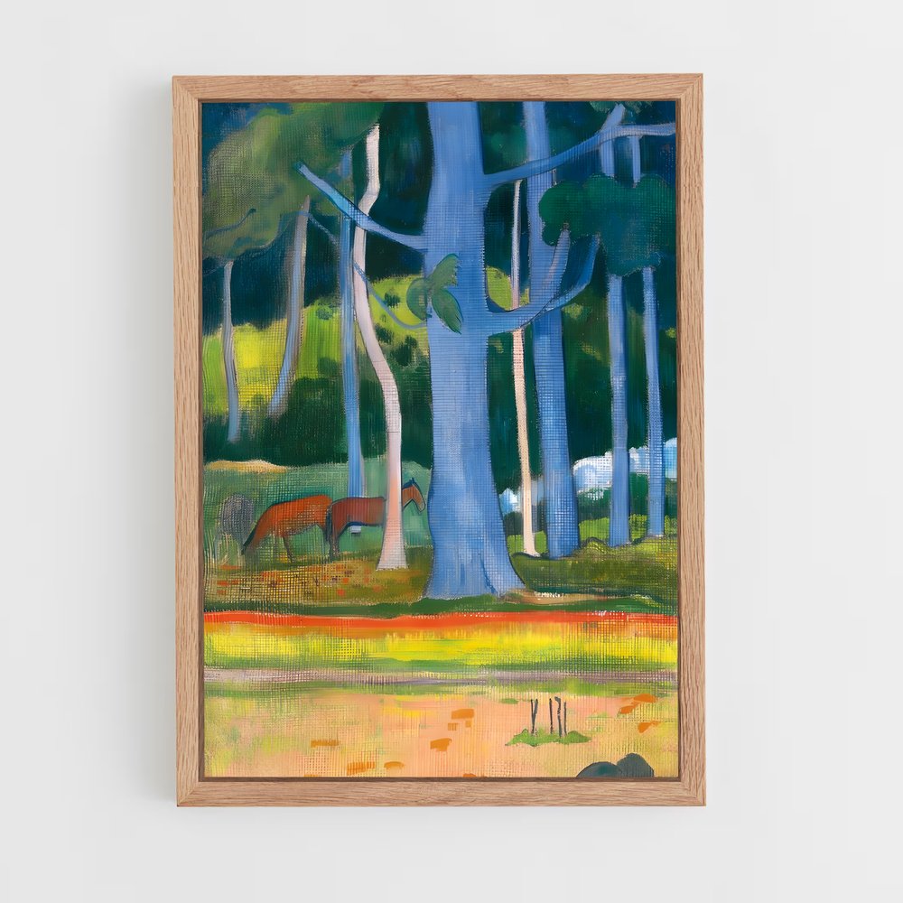 ap-paul gauguin-3 cadre Bois clair