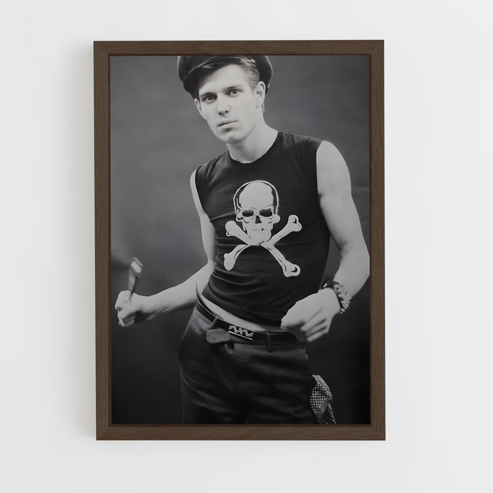 ap-paul simonon-1 cadre Bois foncé