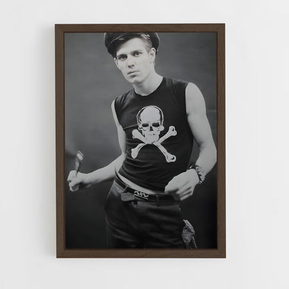 ap-paul simonon-1 cadre Bois foncé