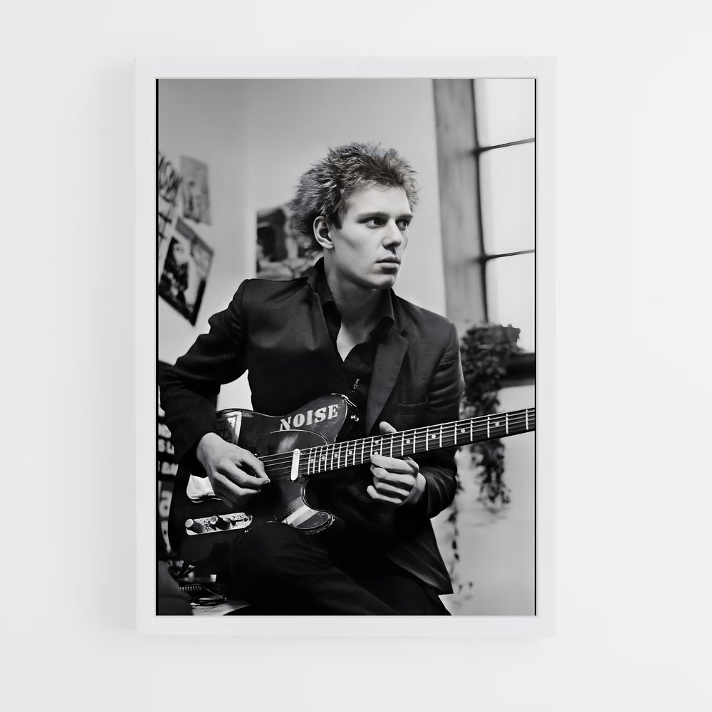 ap-paul simonon-3 cadre Blanc