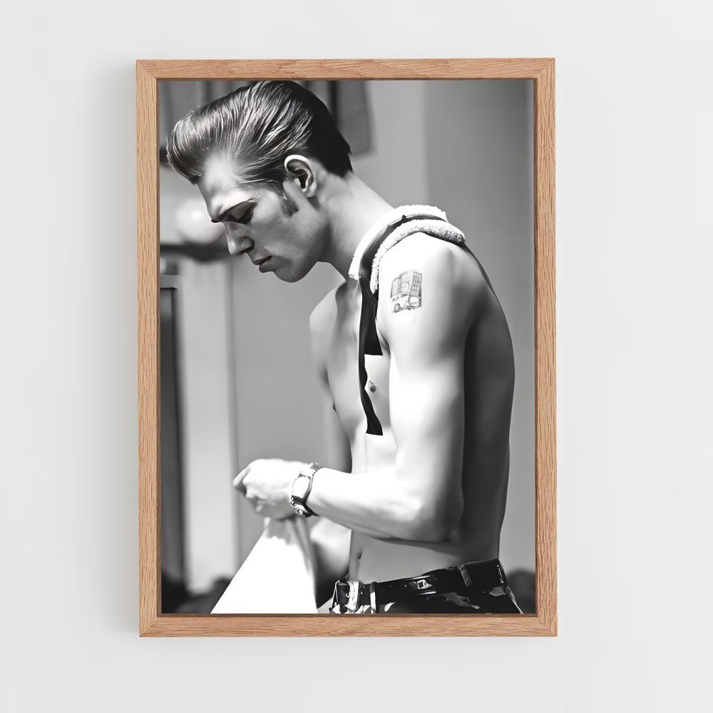 ap-paul simonon-4 cadre Bois clair