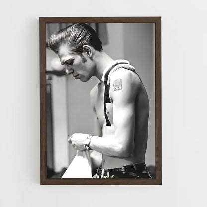 ap-paul simonon-4 cadre Bois foncé