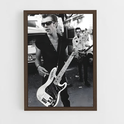 ap-paul simonon-5 cadre Bois foncé