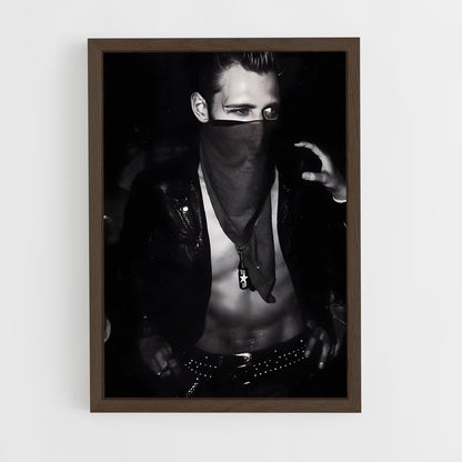 ap-paul simonon-6 cadre Bois foncé