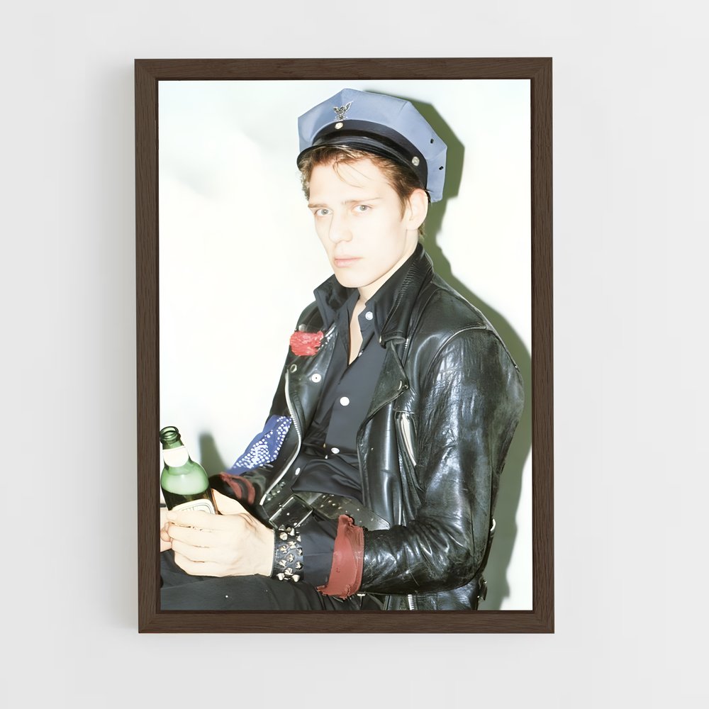 ap-paul simonon-7 cadre Bois foncé