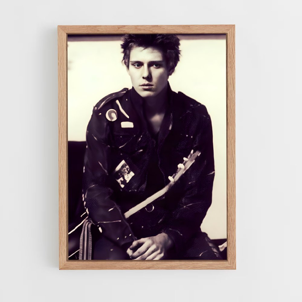 ap-paul simonon-8 cadre Bois clair