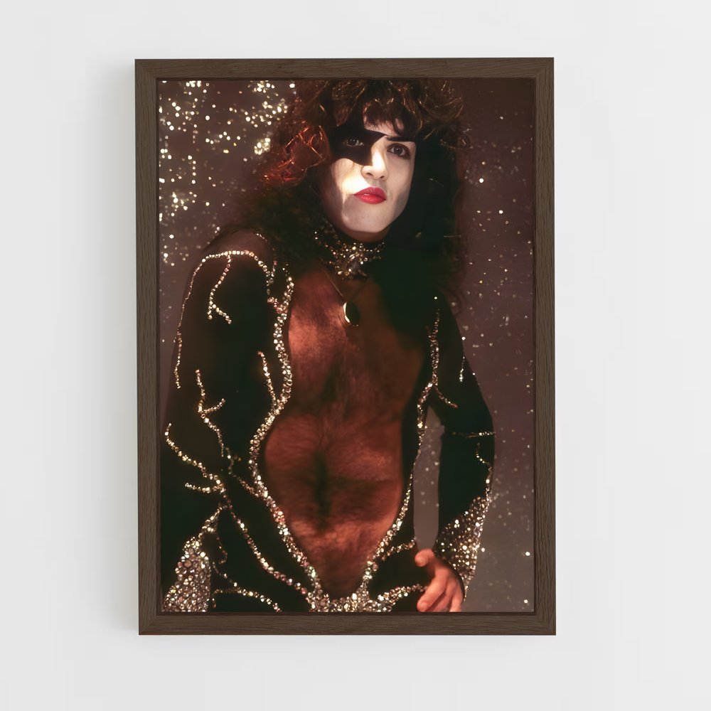 ap-paul stanley-4 cadre Bois foncé