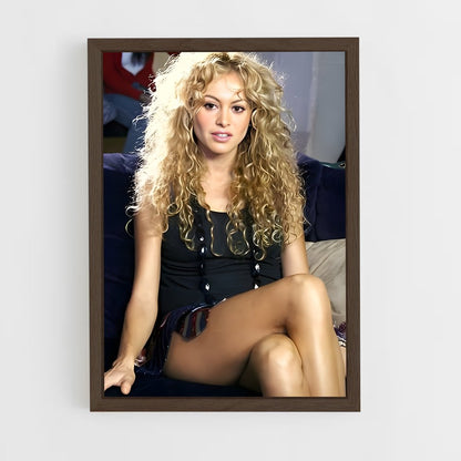 ap-paulina rubio-2 cadre Bois foncé