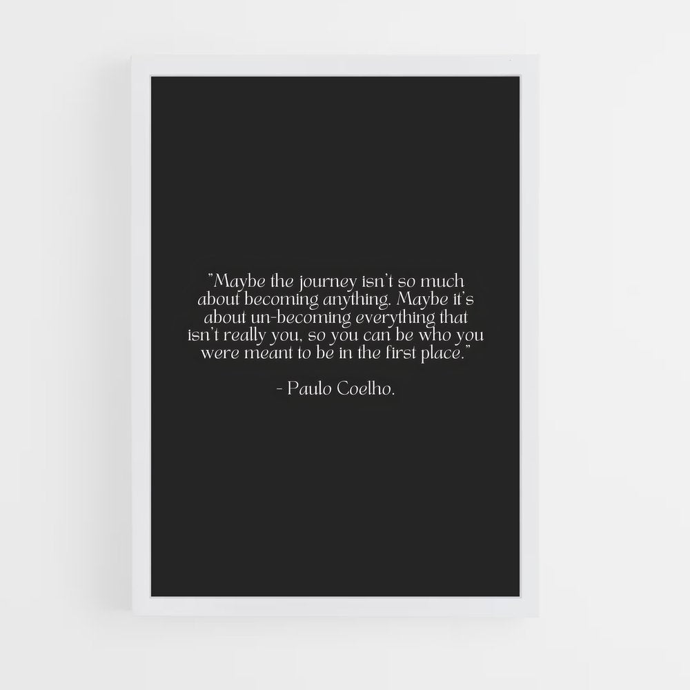 ap-paulo coelho-2 cadre Blanc