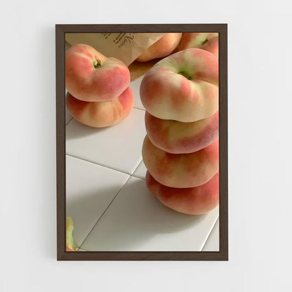 ap-peach-10 cadre Bois foncé